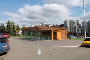Проект павильона-кафе по ул.Кирова в г.Уфа